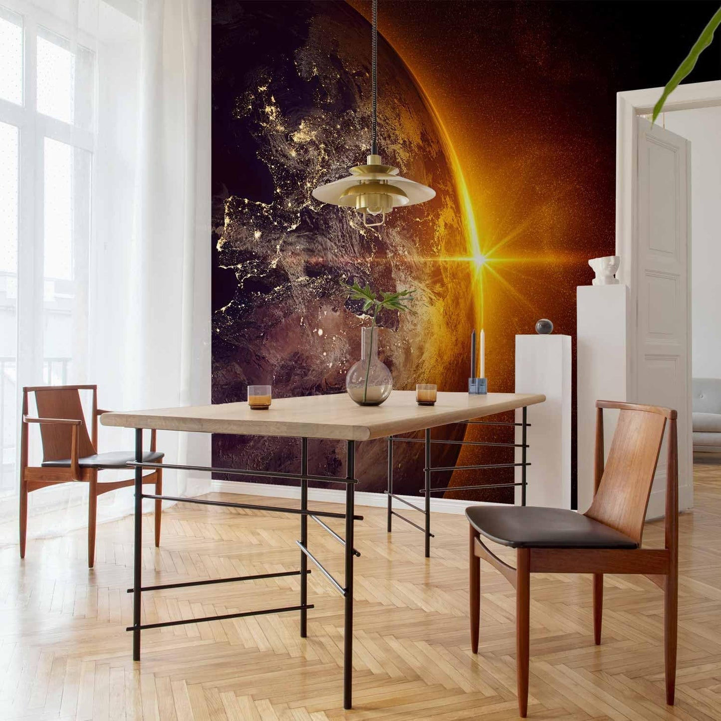 artgeist Wall Mural Cosmos Galaxy 96x69 in - Peel and Stick Self-Adhesive Wallpaper Removable Large Sticker Foil Wall Decor Print Picture Image Design n-B-0003-a-a