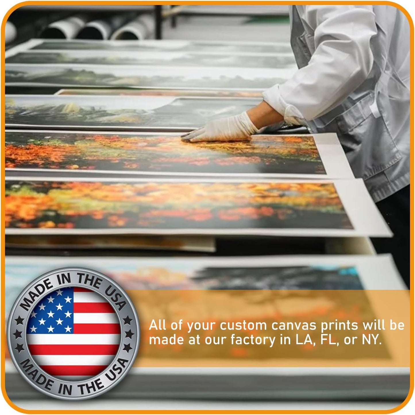 xzartdiy Custom Canvas Prints with Your Photos - Personalized Picture Print Customized Gifts for Family Home Office Wall Art Decor, Wrapped Canvas 16x36inch