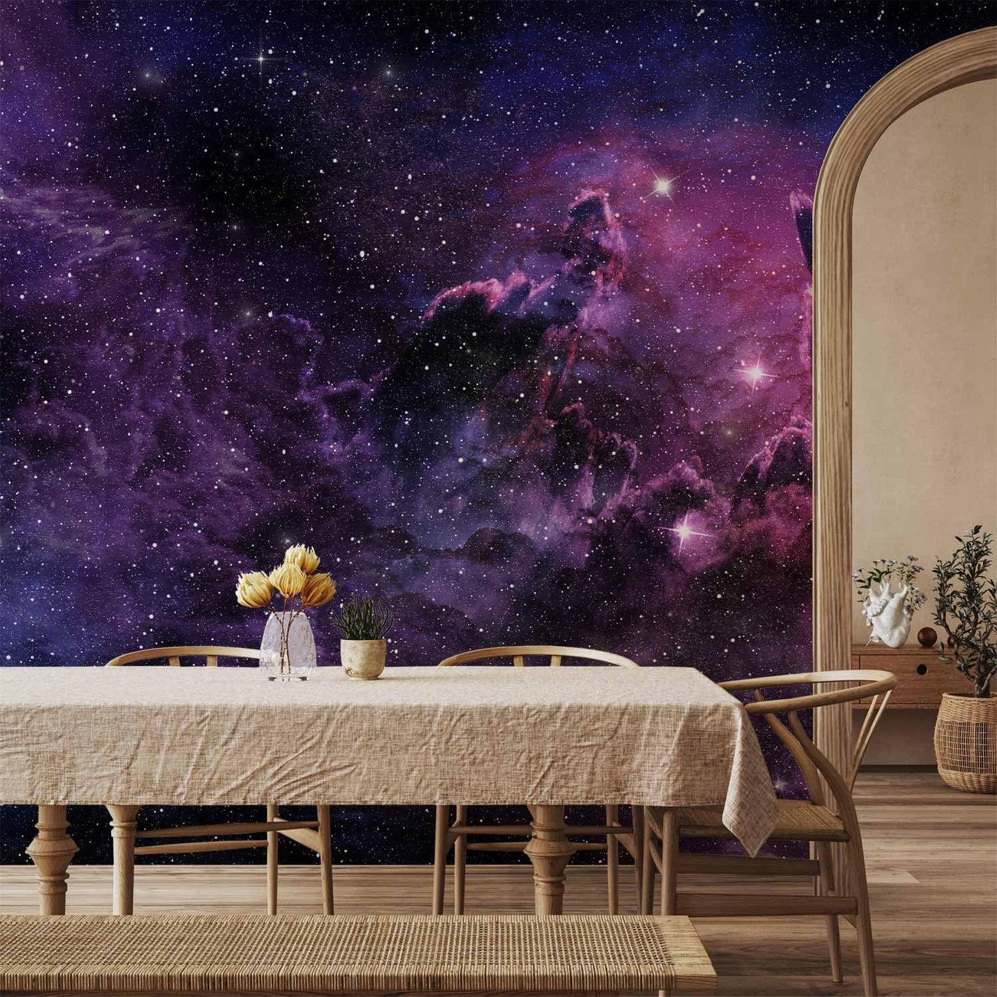 artgeist Premium Wall Mural Cosmos Galaxy 98x69 in - XXL Non-Woven Wallpaper Fleece Wall Decor Photo Print Picture Image Design Home a-C-0022-a-a