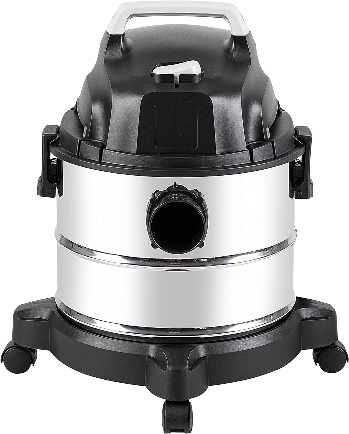 Amazon Basics Wet Dry Vacuum Cleaner, 4 gallon Shop, 3 HP Stainless Steel, Grey/Black