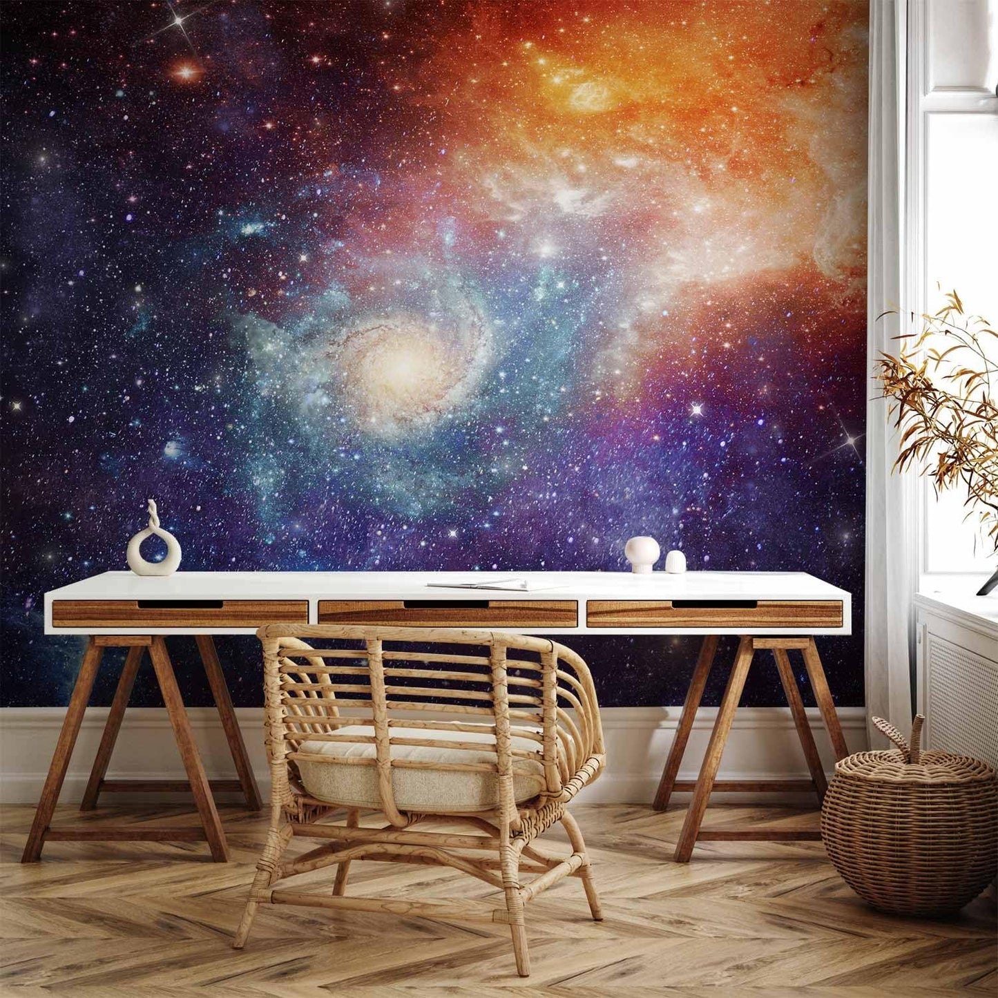 artgeist Wall Mural Cosmos Galaxy 177x124 in - XXL Non-Woven Wallpaper Fleece Wall Decor Photo Print Picture Image Design Home f-C-0101-a-a