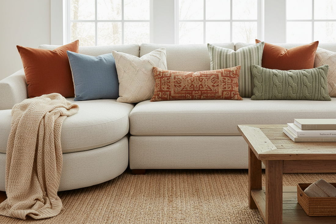 Best Throw Pillow Combinations for Stylish Sofas