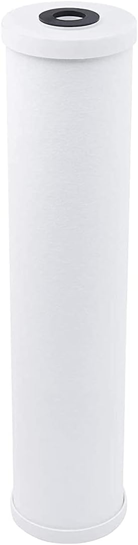 Pentair Pentek 150233 Big Blue Carbon Water Filter, 20-Inch, Whole House Heavy Duty Radial, Reduces Sediment and Chlorine Taste & Odor