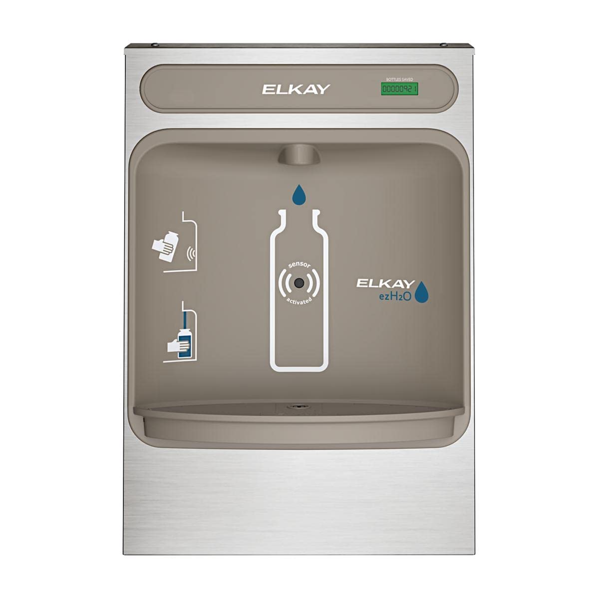 Elkay EZWSSM ELKAY COMMERCIAL Filling Station Surface Mount Stainless Steel