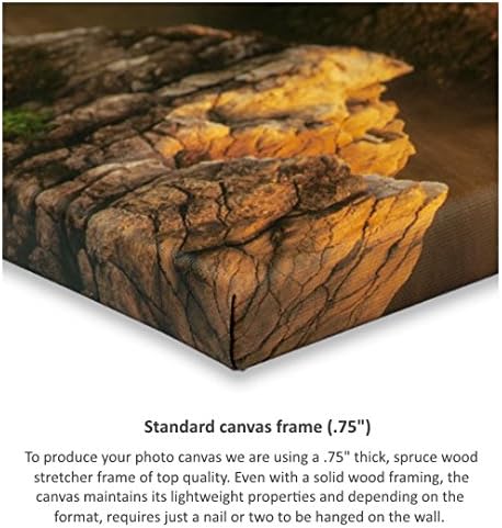 Photo.Gifts Custom Canvas Prints with Your Photos 30x16 Inches - Customize with Picture & Text - Made in USA Personalized Photo on Large Canvas Print Wall Art - Pesonalized Gift