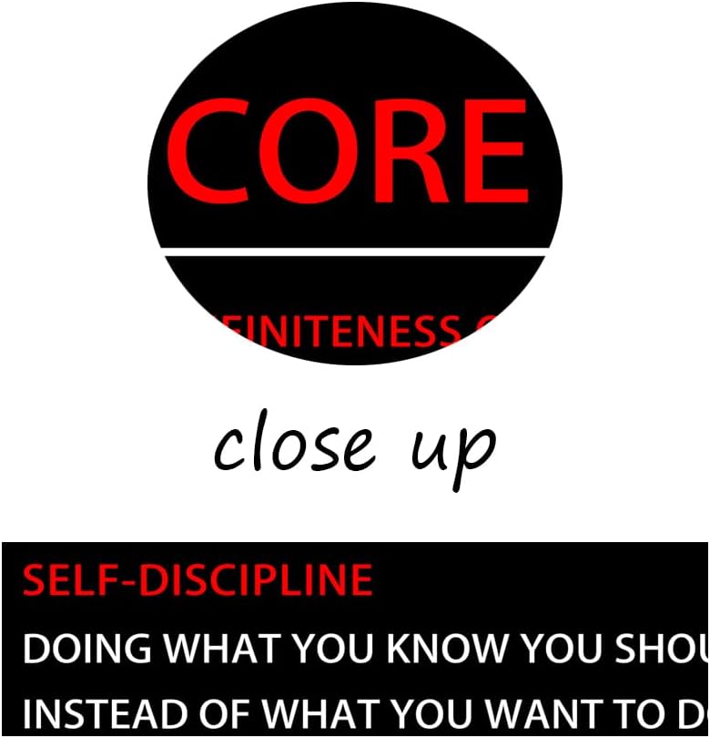 Inspirational Canvas Poster Core Values for Success Wall Art Painting Artwork Motivational Picture Print Wall Decor for Office Home Living Room Bedroom Wooden Framed Ready to Hang [12''Wx 18''H]