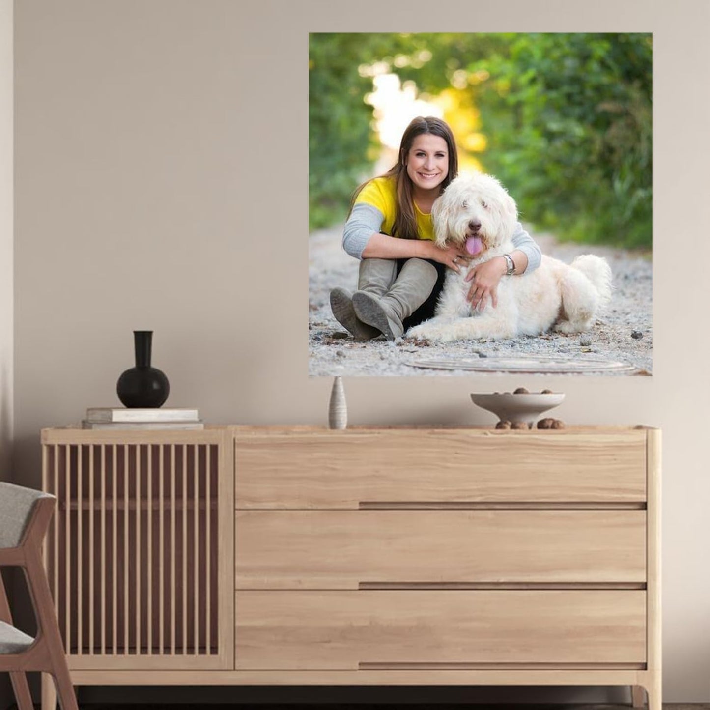 GZZFXXD Personalized Custom 20''x20'' Canvas Prints with Your Photo/your Image Large Wallart Wall Decor for Bedroom Dining room Living room Children's room(Unframed)