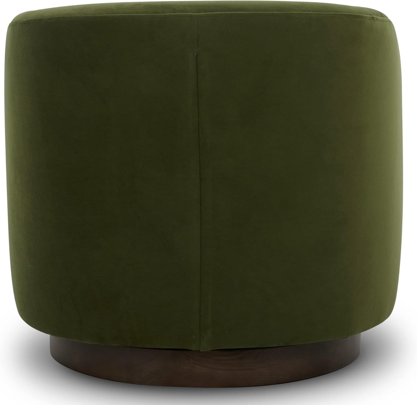 CHITA Swivel Accent Chair, FSC Certified Upholstered Velvet Barrel Chair for Living Room Set of 2, Fully Assembled, Forest Green