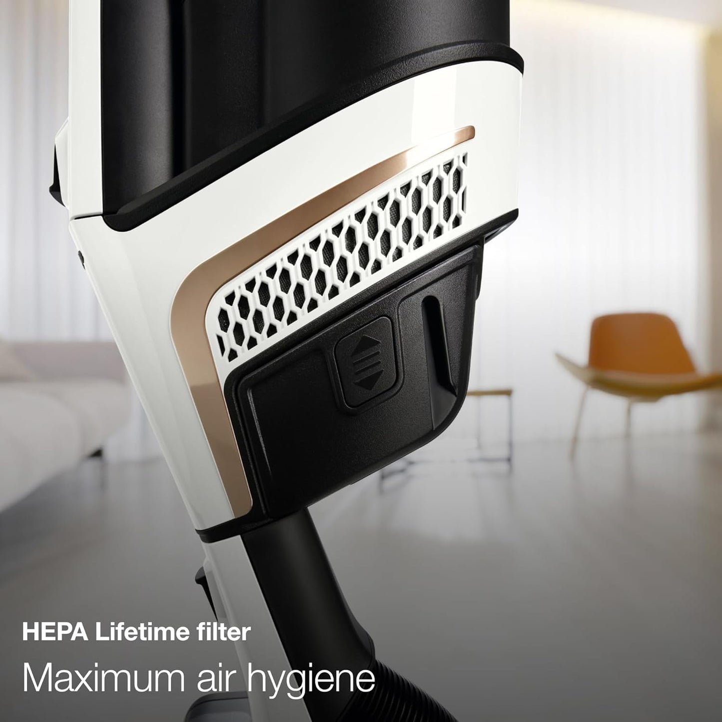 Miele Triflex HX2 Cordless Stick Vacuum Cleaner, 60 min runtime, Lotus White / Rose Gold