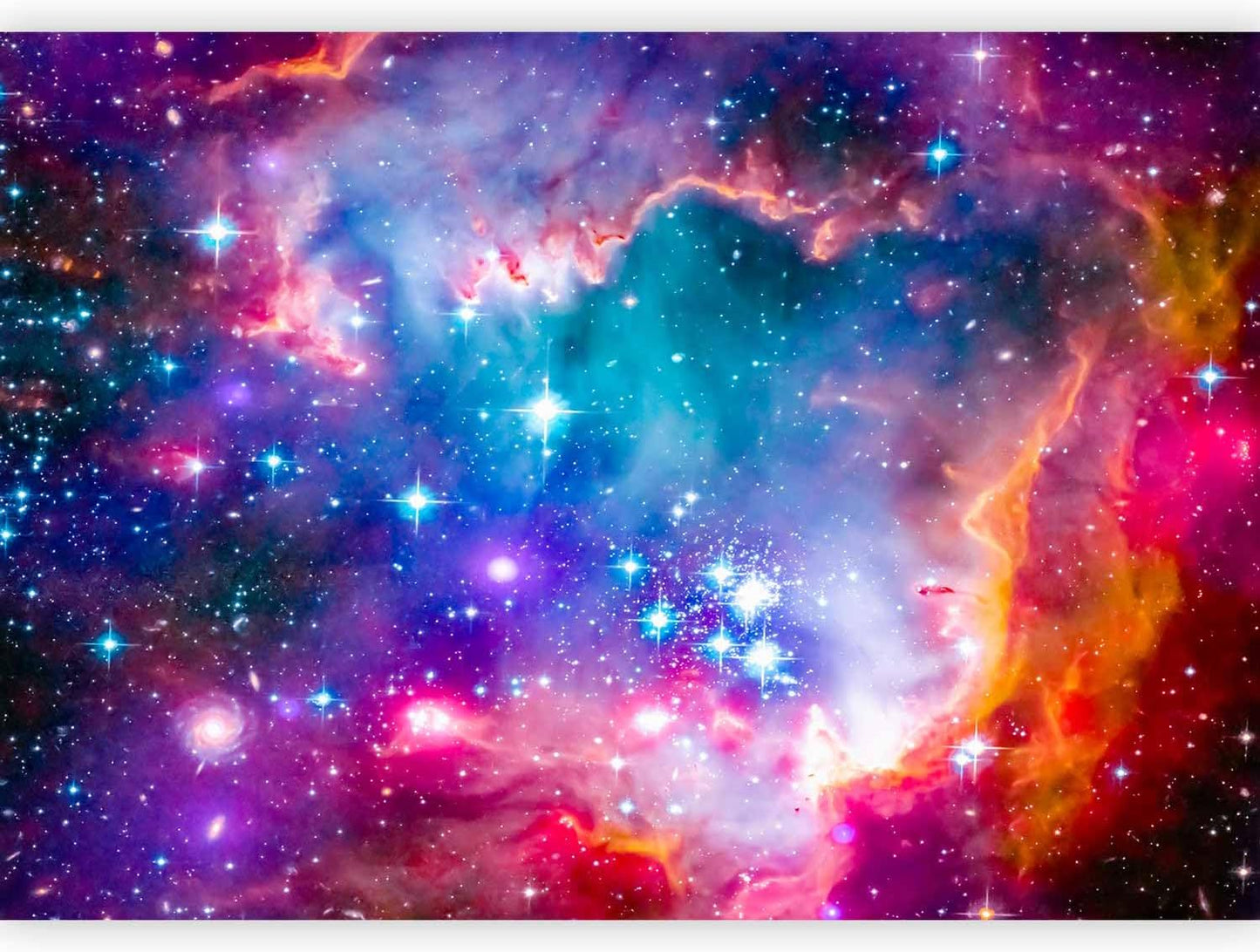 artgeist Wall Mural Abstract 138x101 in - XXL Non-Woven Wallpaper Fleece Wall Decor Photo Print Picture Image Design Abstract Cosmos Sky Star i-G-10010-a-a