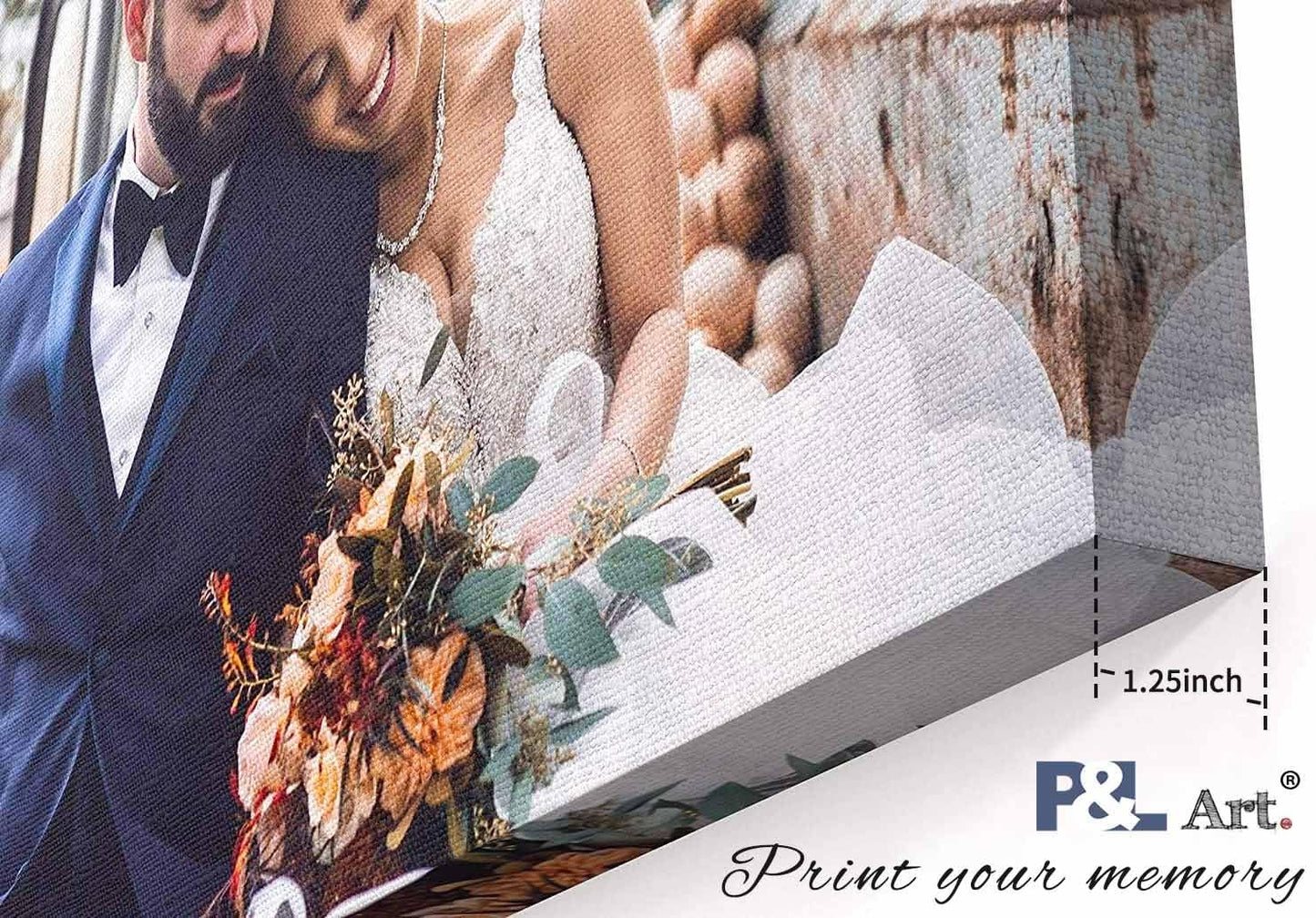 Personalized Custom Canvas Prints: Photo On Canvas (Framed Canvas, 24X36) Transform Your Photos into Stunning Framed Wall Art Digitally Printed Photo To Canvas Ideal for Home Decor