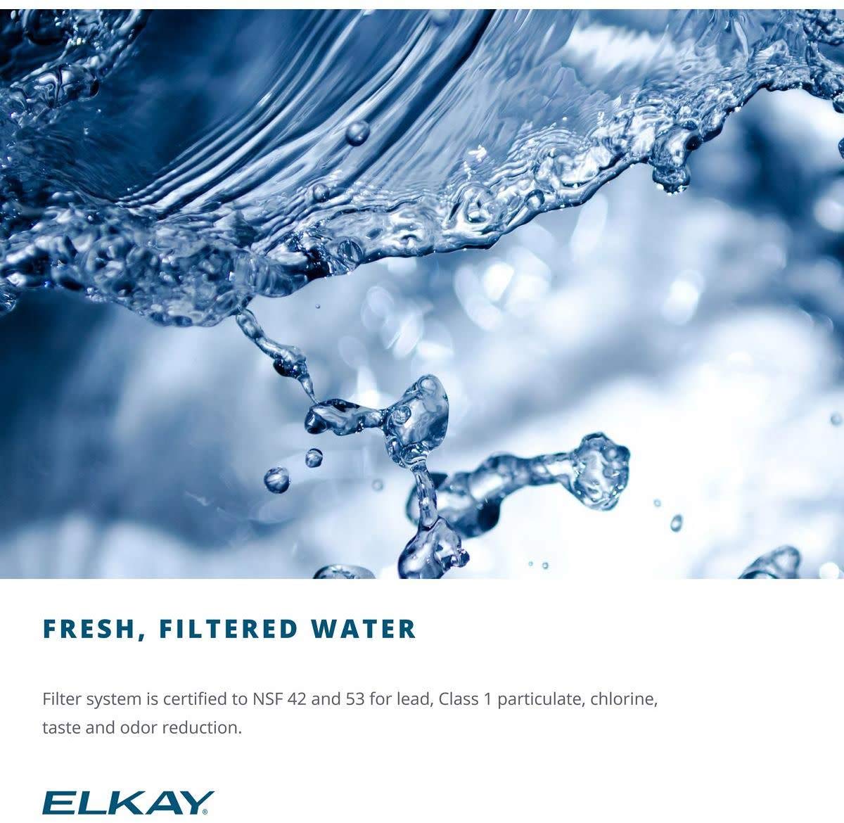 Elkay EZS8L ELKAY COMMERCIAL Wall Mount Cooler ADA Light Gray Granite