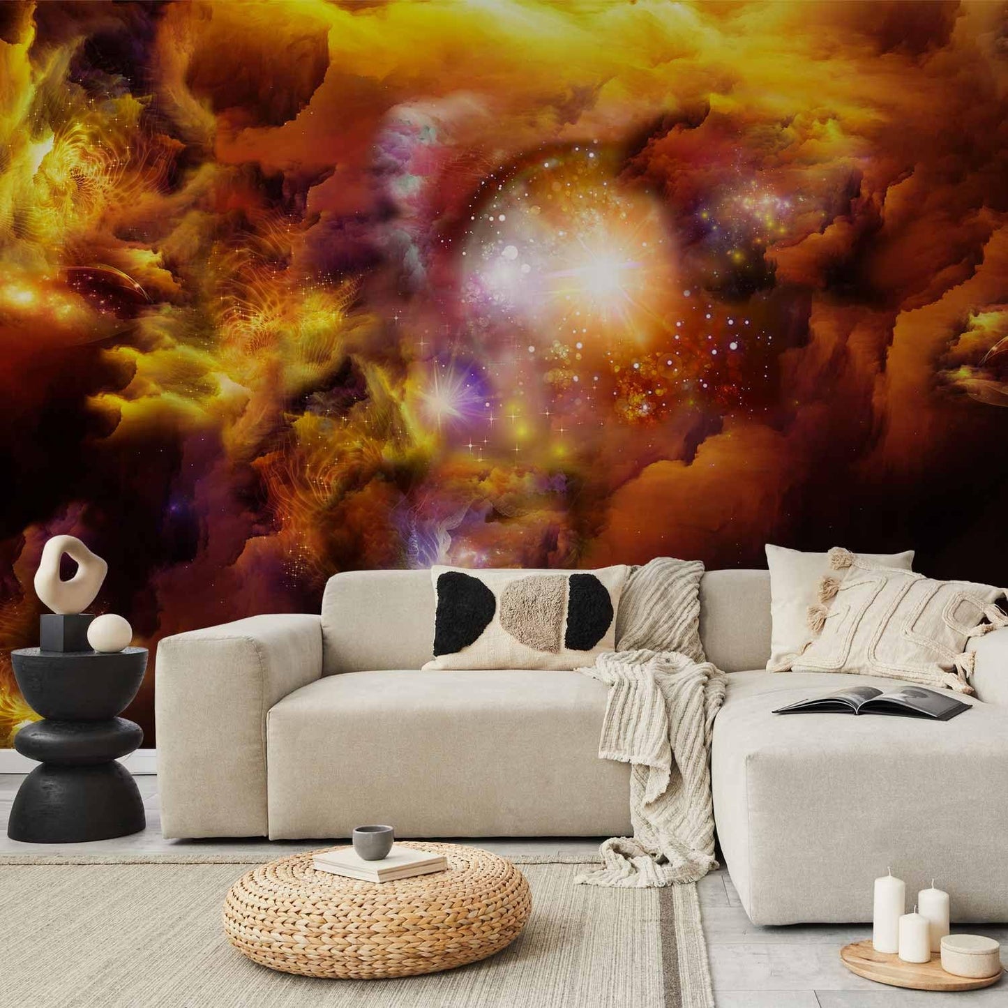 artgeist Premium Wall Mural Cosmos Galaxy 157x110 in - XXL Non-Woven Wallpaper Fleece Wall Decor Photo Print Picture Image Design Home n-A-0027-a-d