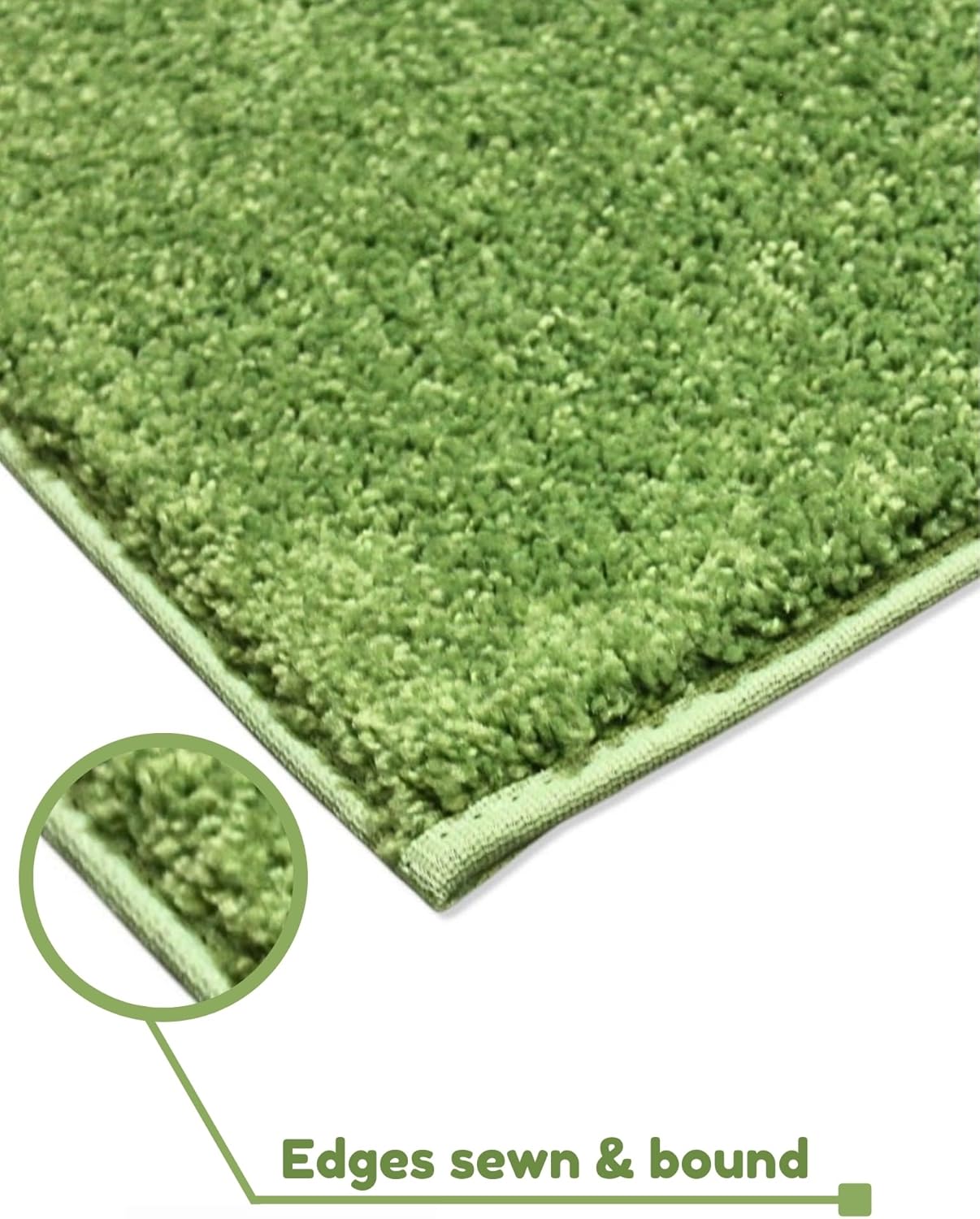 KOECKRITZ Soft and Colorful Kids Classroom Area Rugs (Passes Flammability Pill Test) Many Sizes and Bright Colors to Select from (6' x 8', Lime)