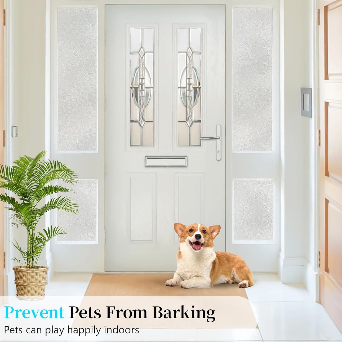 Niviy Frosted Glass Window Privacy Film 41 inch x 315 inch Extra Large Window Film Static Cling Non Adhesive Bathroom Door Decorative Frosting Cover