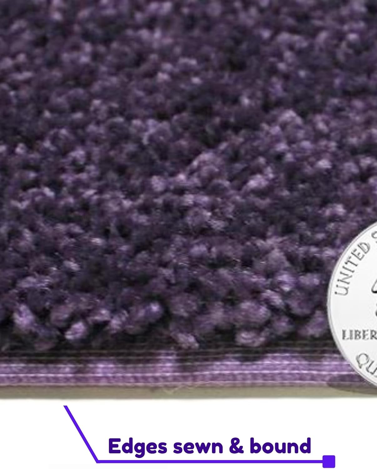 KOECKRITZ Soft and Colorful Kids Classroom Area Rugs (Passes Flammability Pill Test) Many Sizes and Bright Colors to Select from (10' Round, Eggplant)