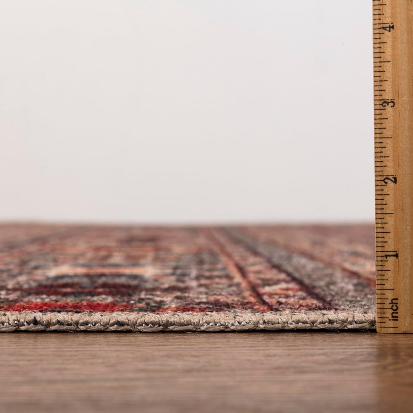 Keen Home Design 3x5 Rug - Machine Washable Entry Rug with Non-Slip Backing, Ideal for Enteryway, Kitchen, Bathroom, Laundry Room - Vintage, Easy Clean, Durable, Low Pile Rug - (3' x 5')