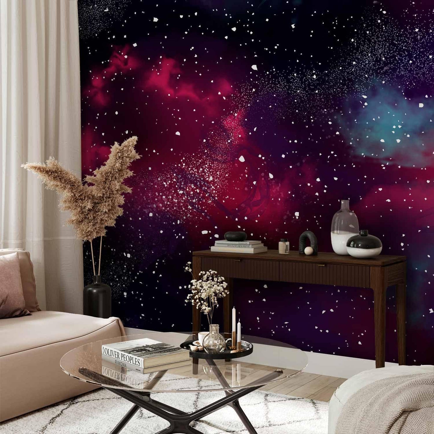 artgeist Wall Mural Space 79x55 in - Non-Woven Wallpaper Fleece Wall Decor Photo Print Picture Image Design Home Mural Galaxy Universe Cosmos Sky a-A-10326-a-a