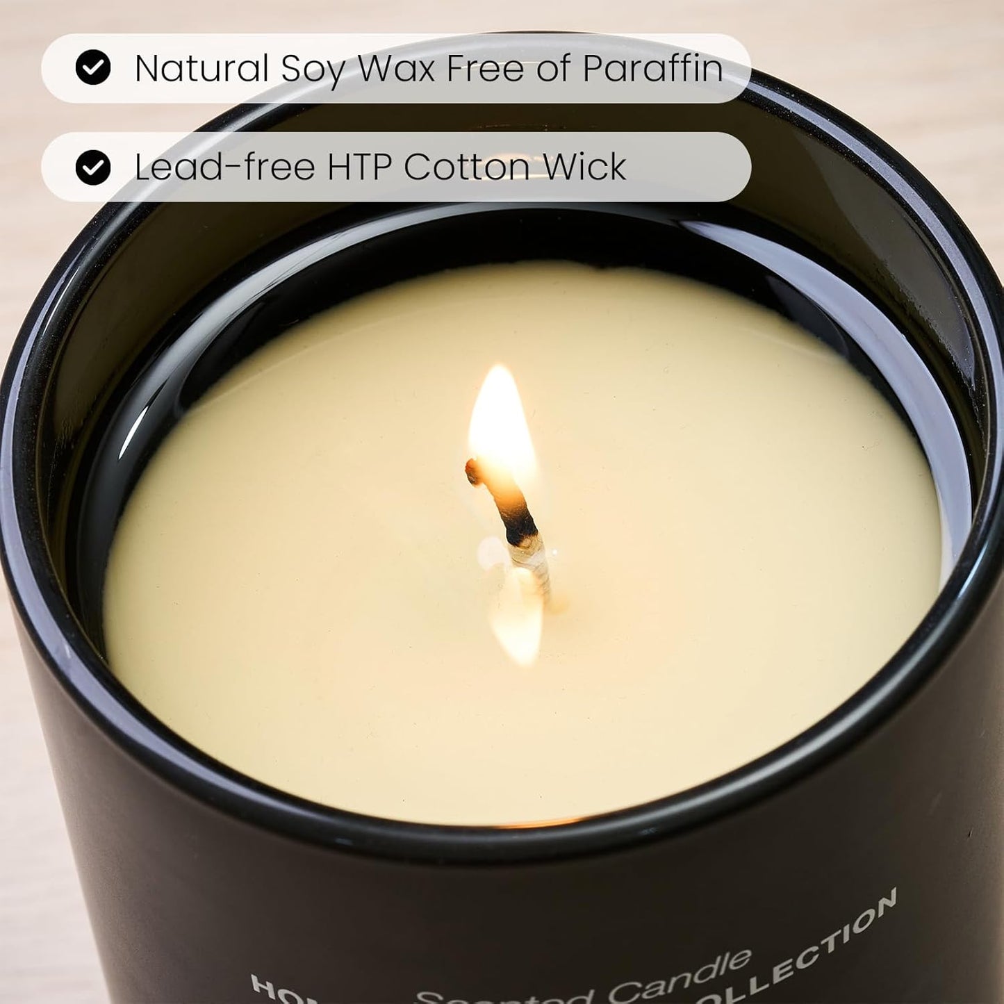 M&SENSE Natural Soy Candle| Espresso Love | 8.82 oz, 50H Burn | Minimalist Scented Candle for Relaxation, Gifting, Home Décor | for Bedroom, Office, Party Medium