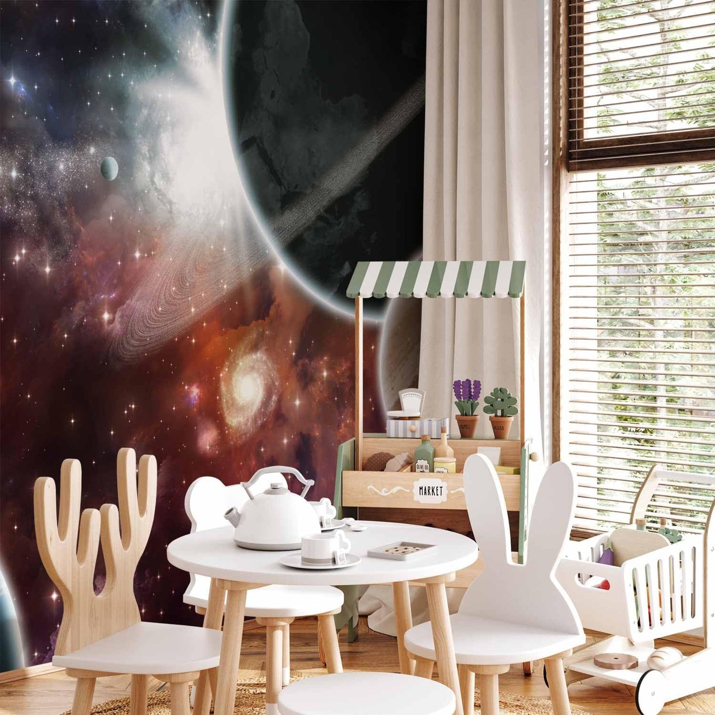 artgeist Wall Mural Cosmos Galaxy 197x138 in - XXL Non-Woven Wallpaper Fleece Wall Decor Photo Print Picture Image Design Home 10110905-32