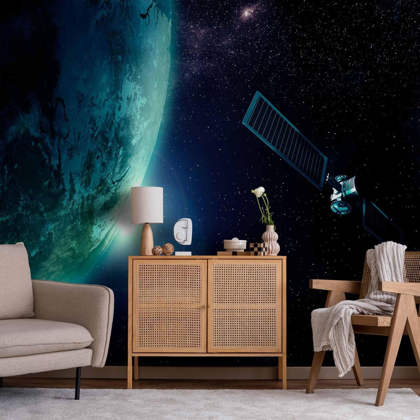 artgeist Premium Wall Mural Cosmos Galaxy 197x138 in - Non-Woven Wallpaper Fleece Wall Decor Photo Print Picture Image Design Home n-B-0007-a-c