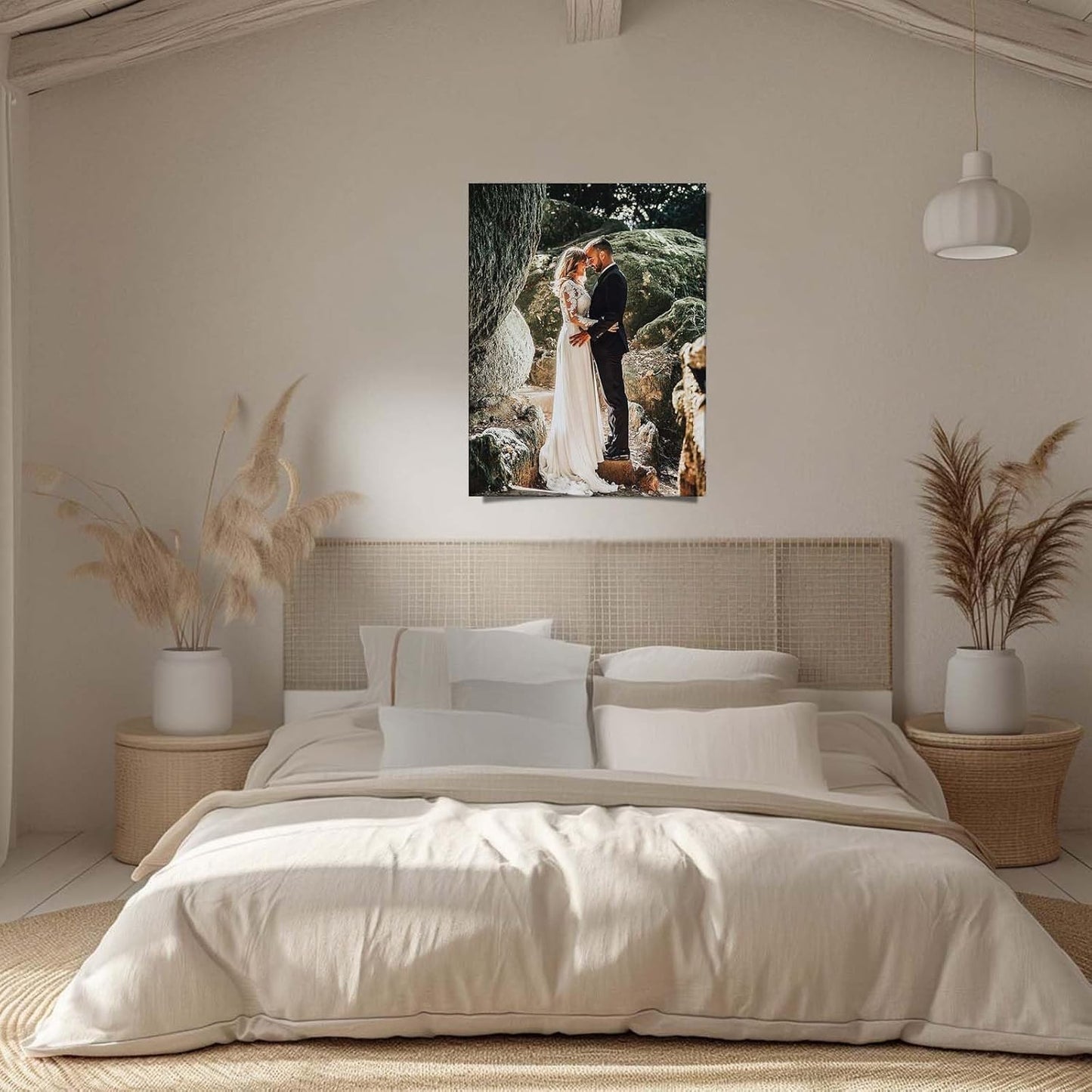 Personalized Custom Canvas Prints: Photo On Canvas (Framed Canvas, 20x30) Transform Your Photos into Stunning Framed Wall Art Digitally Printed Photo To Canvas Ideal for Home Decor