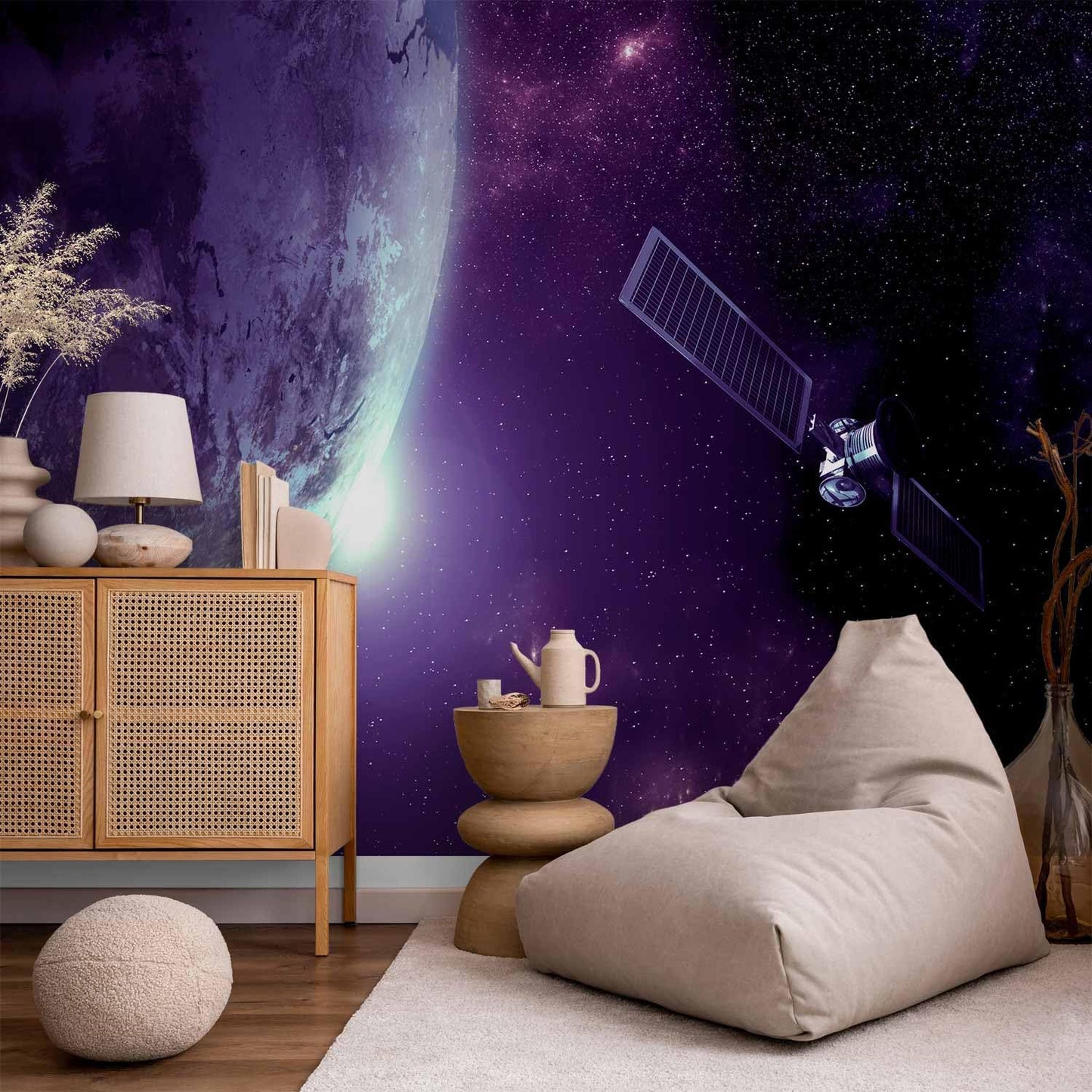 artgeist Wall Mural Cosmos Galaxy 173x124 in - Peel and Stick Self-Adhesive Wallpaper Removable Large Sticker Foil Wall Decor Print Picture Image Design n-B-0007-a-d