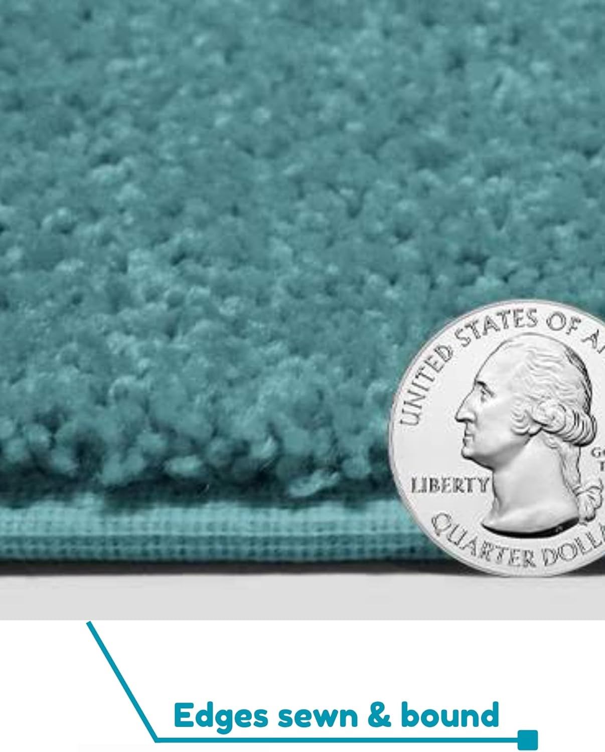 KOECKRITZ Soft and Colorful Kids Classroom Area Rugs (Passes Flammability Pill Test) Many Sizes and Bright Colors to Select from (7' Round, Surf)