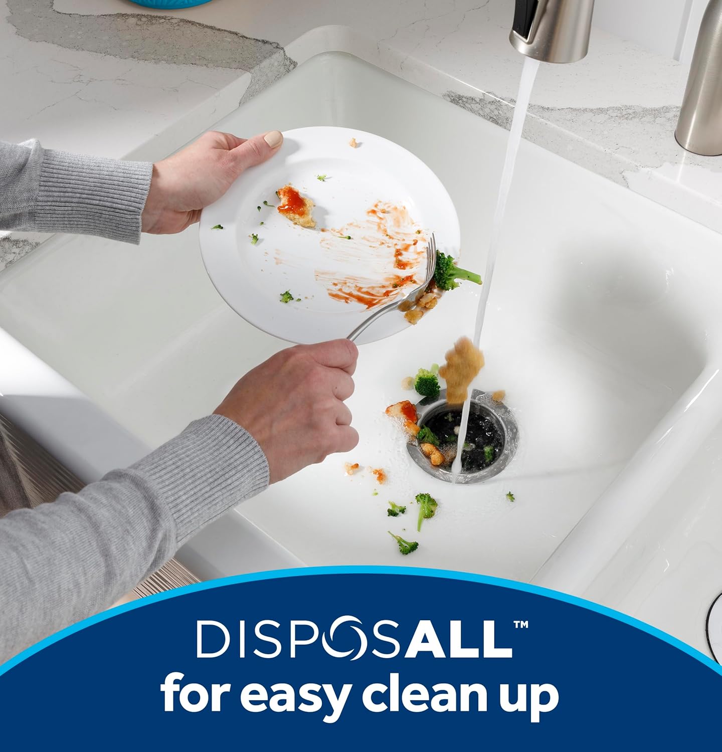 GE GFC765W Disposer, Black