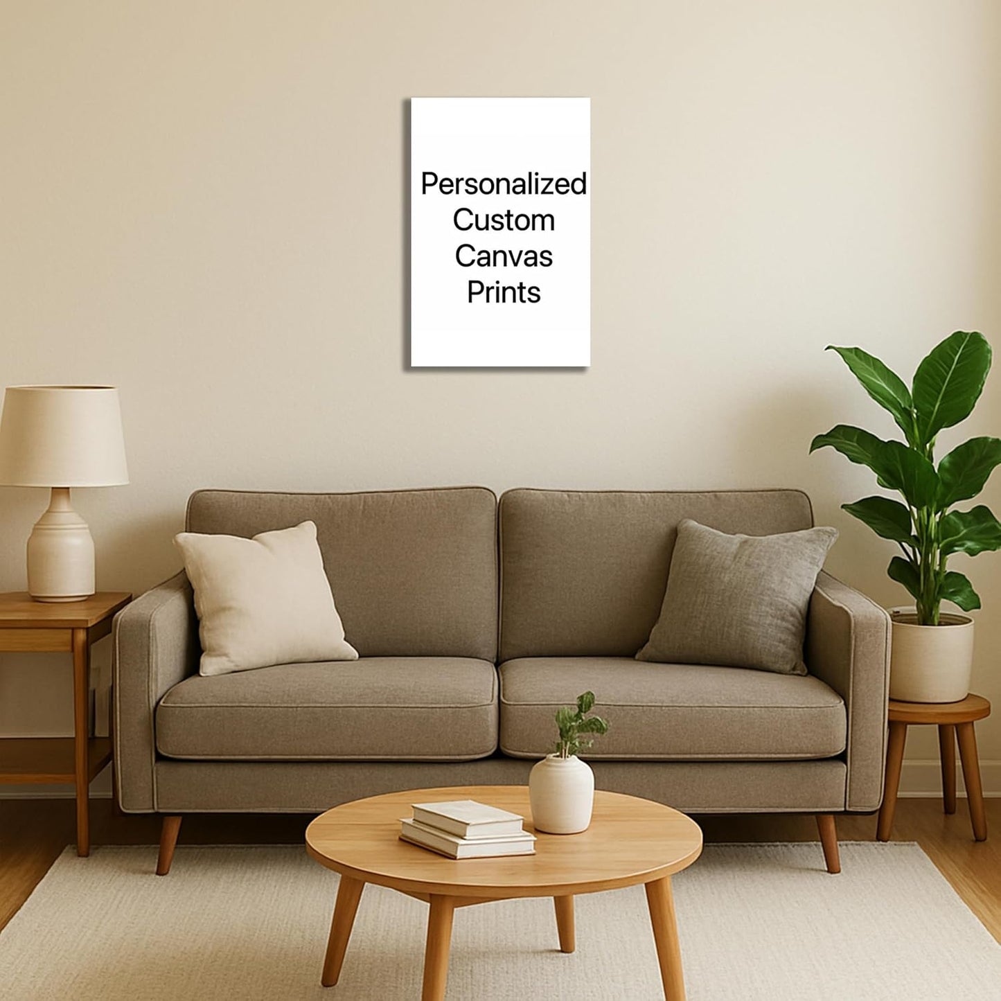 Personalized Custom Poster Prints: 24L x 36W Photo On Canva Transform Your Photos into Stunning Unframed Wall Art Digitally Printed (24L x 36W, Unframed)