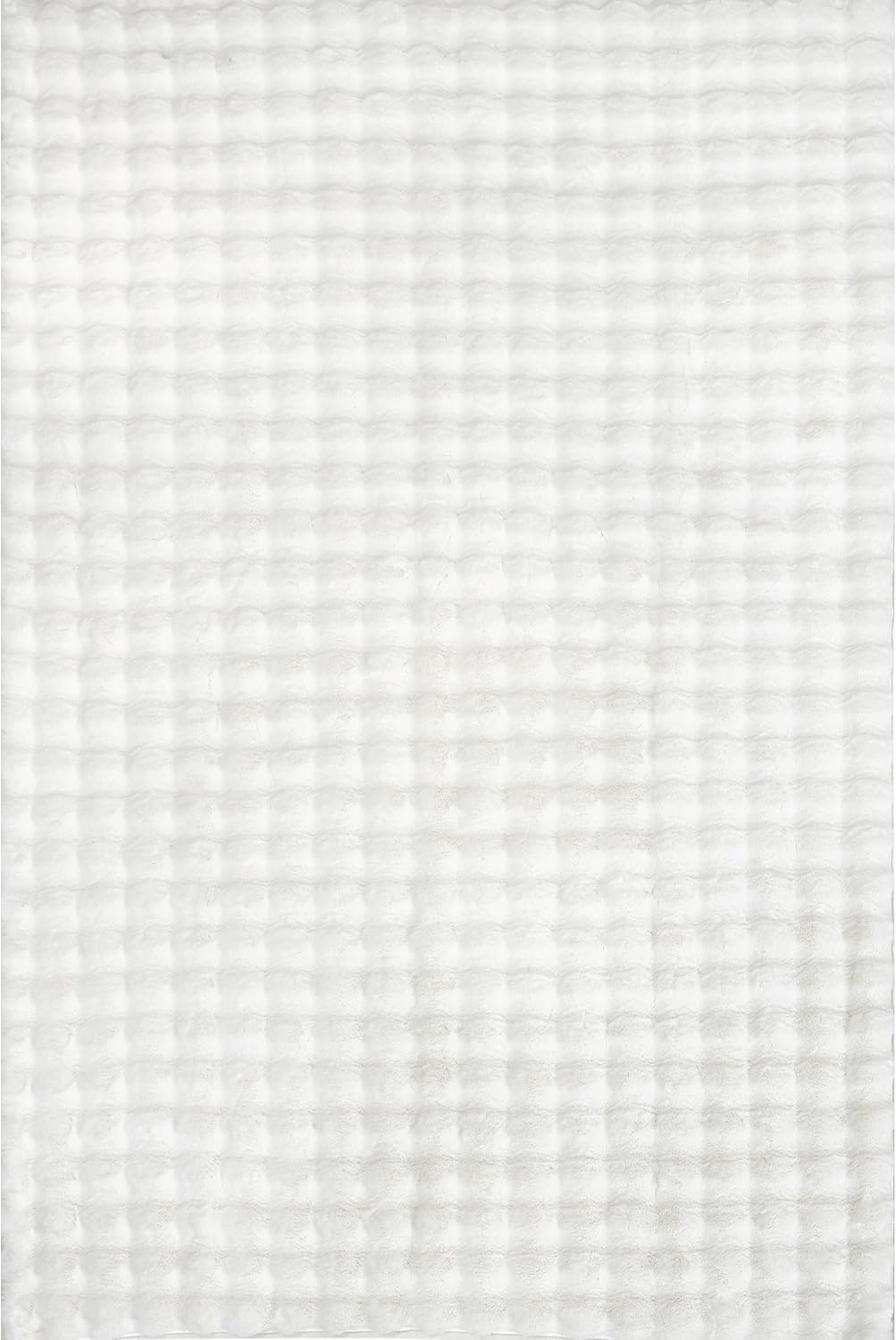 nuLOOM 5' x 8' Cozy Plush SuperiorWash Area Rug, Machine Washable, Non-Slip, Soft Fluffy Shag Carpet for Living Room Bedroom Kids Room Nursery Home Decor, Jeni White