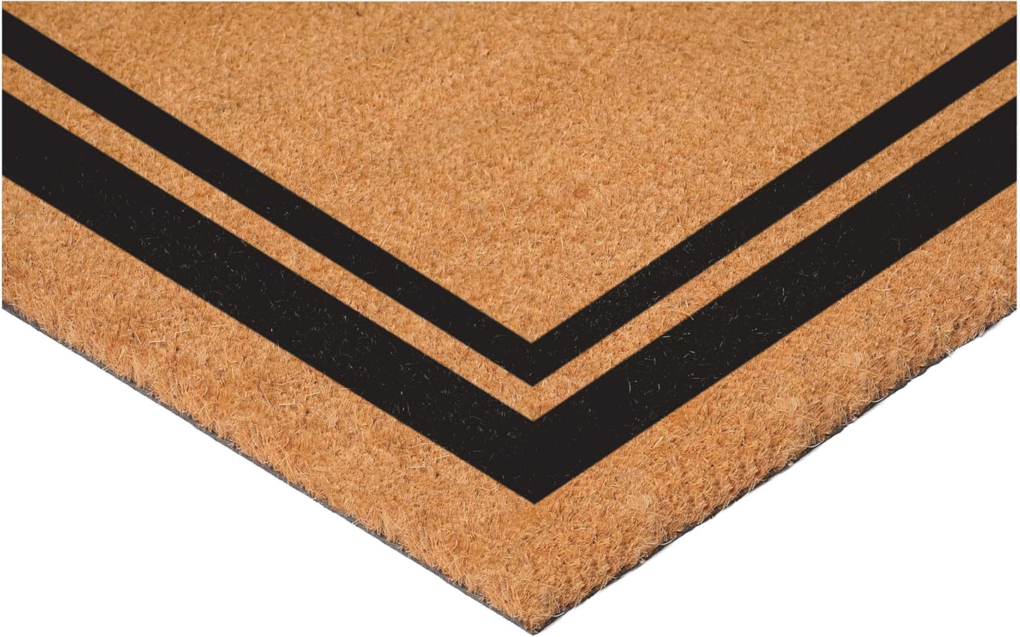 Calloway Mills 152963048I Black Border 30" x 48" Monogram Doormat Letter (I)