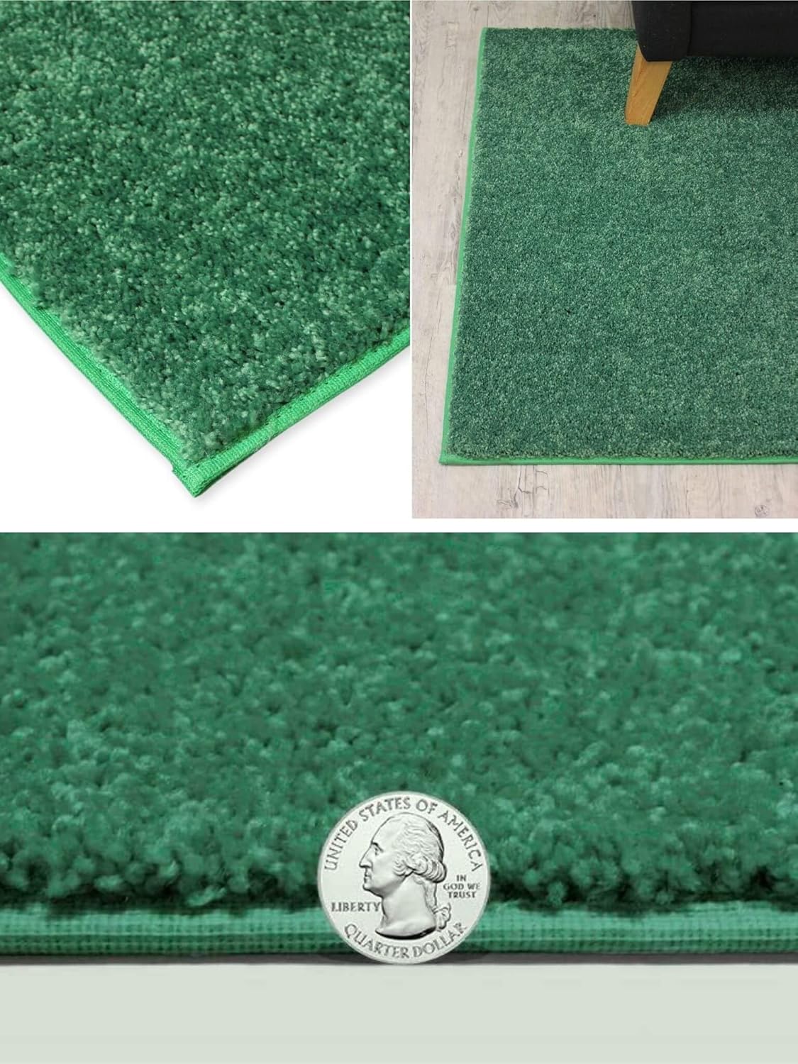 KOECKRITZ Soft and Colorful Kids Classroom Area Rugs (Passes Flammability Pill Test) Many Sizes and Bright Colors to Select from (5' x 7', Froggy)
