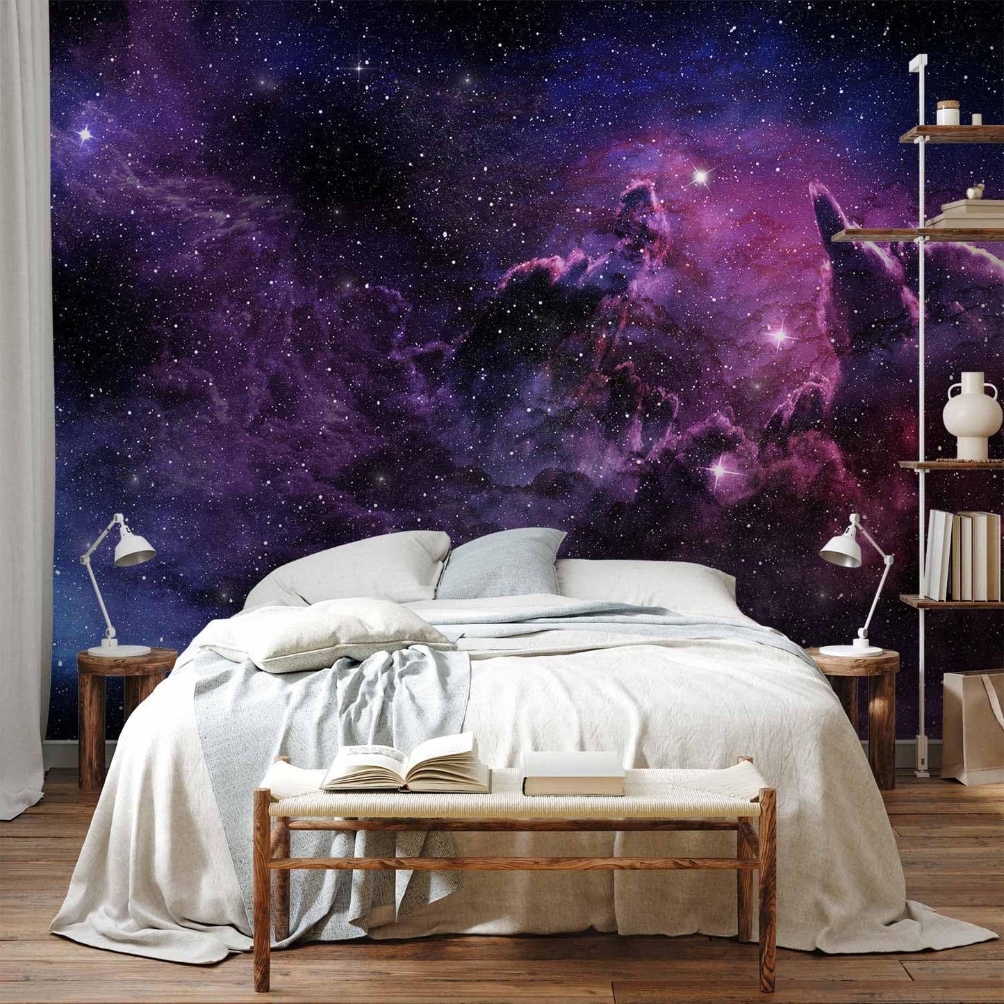 artgeist Premium Wall Mural Cosmos Galaxy 98x69 in - XXL Non-Woven Wallpaper Fleece Wall Decor Photo Print Picture Image Design Home a-C-0022-a-a