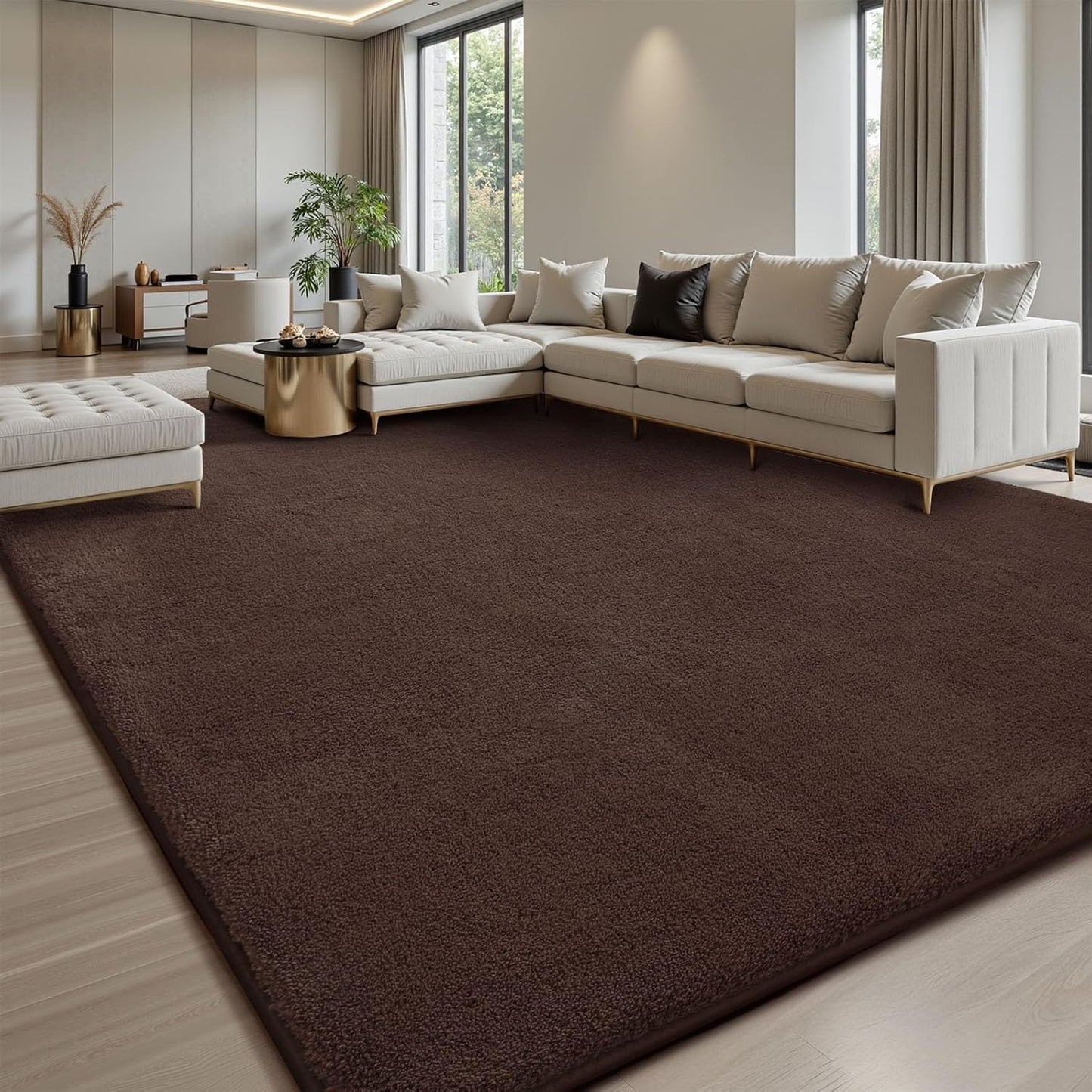 Sour Lemon 8x10 Area Rugs for Living Room, Soft Large Area Rug Fluffy Rugs for Bedroom，Machine Washable Area Rug Non Slip Carpet Rug for Living Room Playroom Kids Room Home Decor