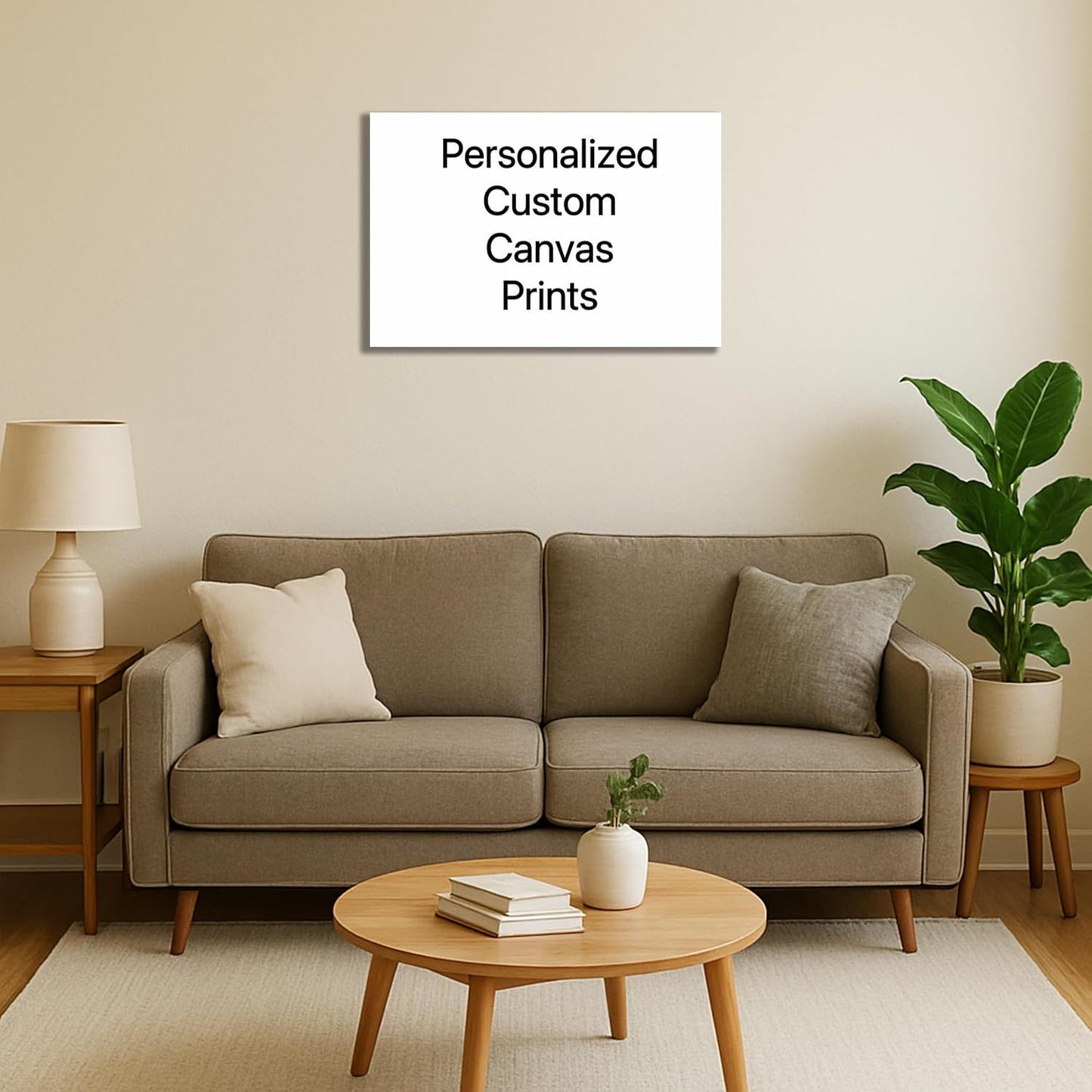 Personalized Custom Poster Prints: 16L x 24W Photo On Canva Transform Your Photos into Stunning Unframed Wall Art Digitally Printed (16L x 24W, Unframed)