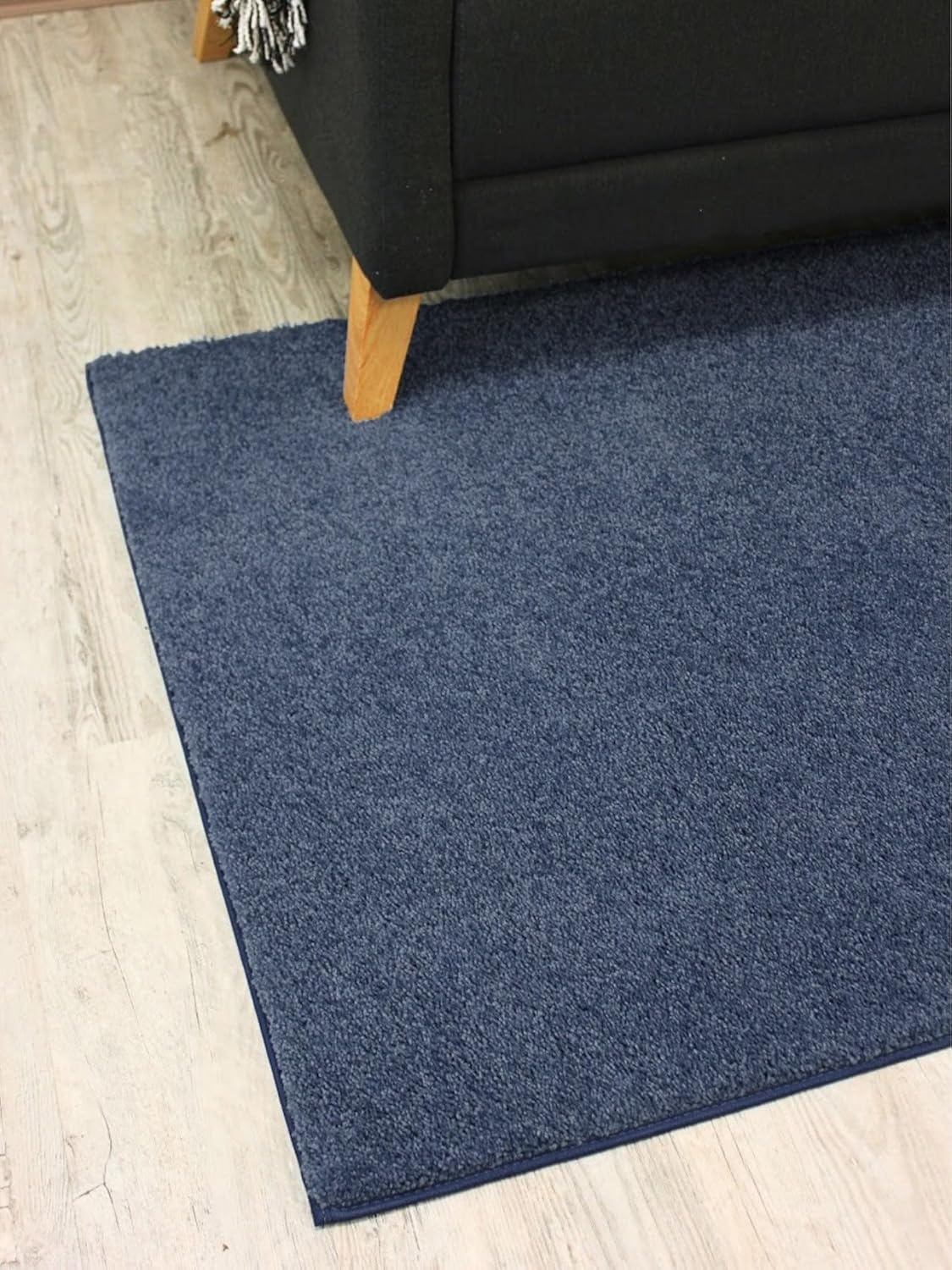 KOECKRITZ Soft and Colorful Kids Classroom Area Rugs (Passes Flammability Pill Test) Many Sizes and Bright Colors to Select from (5' x 5', Navy)