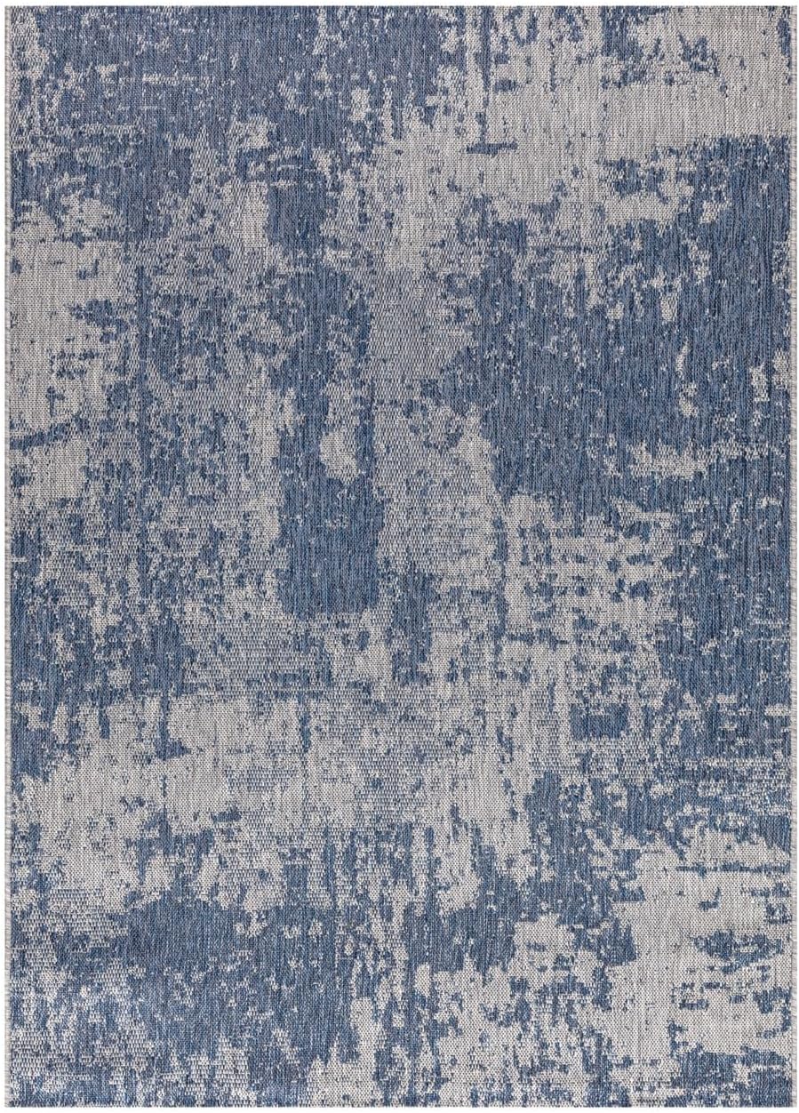 Keen Home Design Terrace Outdoor Area Rug - 4x6 Washable Indoor/Outdoor Rug for Patio, Kitchen, Balcony, Beach, Garden, Deck and Porch, Size: 3'10"x5'7"