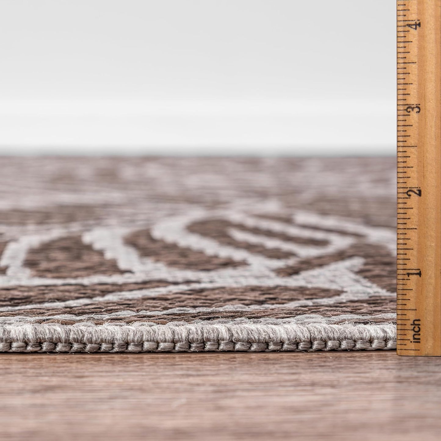 Keen Home Design Terrace Outdoor Area Rug - 9x12 Washable Indoor/Outdoor Rug for Patio, Kitchen, Balcony, Beach, Garden, Deck and Porch, Size: 8'10"x12'