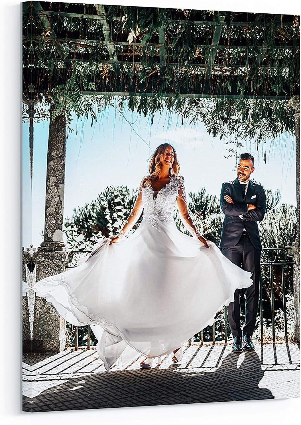 Personalized Custom Canvas Prints: Photo On Canvas (Framed Canvas, 8x10) Transform Your Photos into Stunning Framed Wall Art Digitally Printed Photo To Canvas Ideal for Home Decor, Gifts Keepsakes.