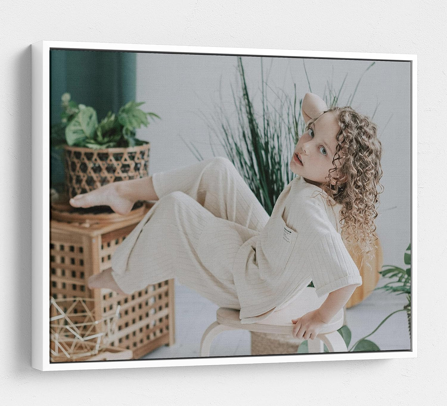 Personalized Custom Canvas Prints: Photo On Canvas (White, 12X12) Transform Your Photos into Stunning Framed Wall Art Digitally Printed Photo To Canvas Ideal for Home Decor, Gifts Keepsakes.