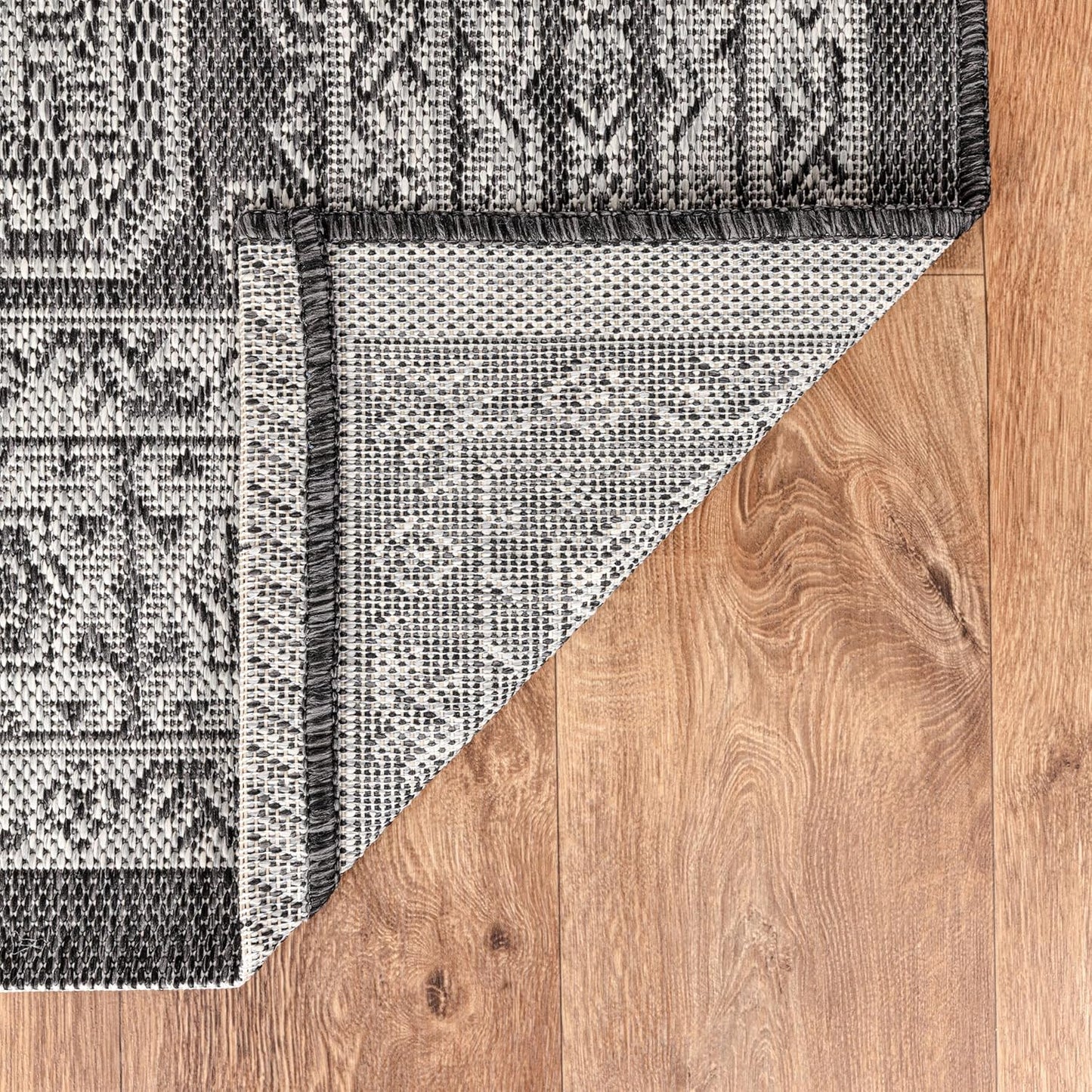 Keen Home Design Terrace Outdoor Area Rug - 4x6 Washable Indoor/Outdoor Rug for Patio, Kitchen, Balcony, Beach, Garden, Deck and Porch, Size: 3'10"x5'7"